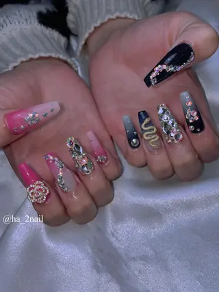 ネイル NAIL and EYELASH ALPHA.所属・ALPHA. 姫繇のネイルデザイン