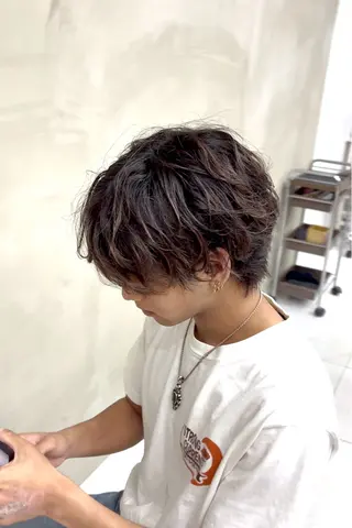 パーマ メンズ 【GRANDEUR】 RYUのヘアスタイル