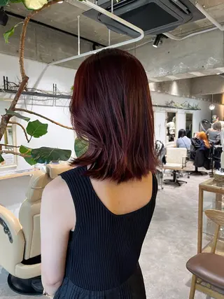 ミディアム ZEST kalon RINAのヘアスタイル