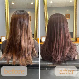 ロング 渡辺俊介 暗髪カラー /美髪矯正/髪質改善のヘアスタイル