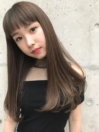 ロング カラー moana surfriderのヘアスタイル