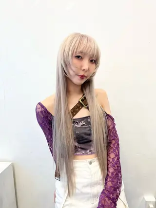 セミロング カラー HARU//原宿🤍 リピート率NO.1のヘアスタイル