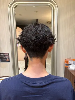 ショート パーマ CROWN   hair lounge所属・CROWN 渡邉直弥のヘアスタイル