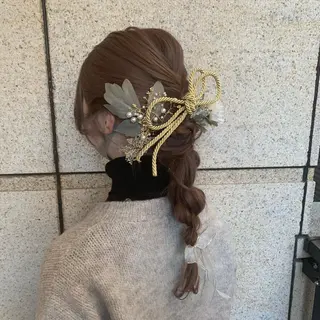 ロング ヘアアレンジ まろやかカラー🤎 みなとまほのヘアスタイル