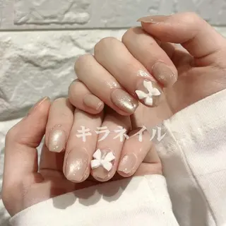 ネイル 🎀KIRA ワンホンネイル✨のネイルデザイン