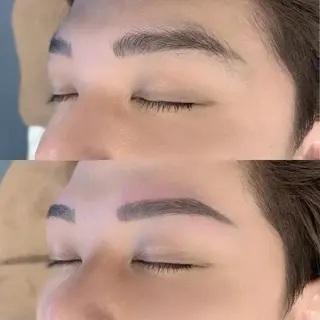パーマ メンズ アイブロウ BEIGE 金山 🌹RUKAのマツエク・マツパデザイン
