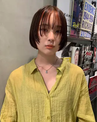 ショート カラー アンニュイヘア🪽 ayumiのヘアスタイル