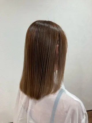 ミディアム Annon プライベートサロンのヘアスタイル