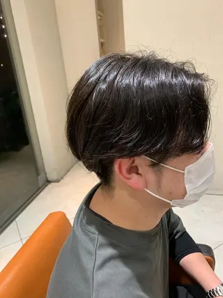 パーマ メンズ 山中 翔平のヘアスタイル