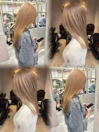 ロング カラー ブロンド/ベージュ系 /🪽そうま🪽のヘアスタイル