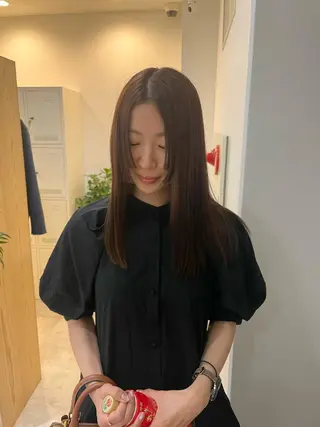 セミロング 東京の技術を 京都で✂︎🕊️💖のヘアスタイル