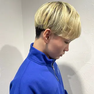 カラー メンズ IwAsh  大和駅店所属・shiho .のヘアスタイル