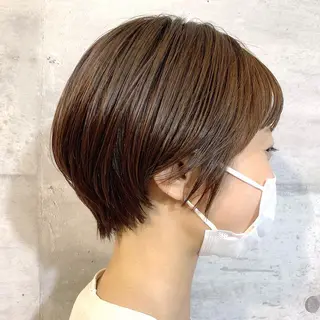 ショート カラー 韓国ヘア /男女❄️ 細江 美紅のヘアスタイル