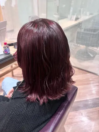 ミディアム 艶カラー💞 amiのヘアスタイル