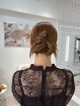 ロング 卒業式ヘアセット🎀 ヘアアレンジのヘアスタイル