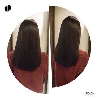 セミロング カラー ✨縮毛矯正✨髪質改善 ナカシマ ユミのヘアスタイル