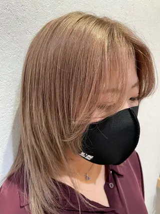 セミロング うる艶レイヤーカット hinakoのヘアスタイル