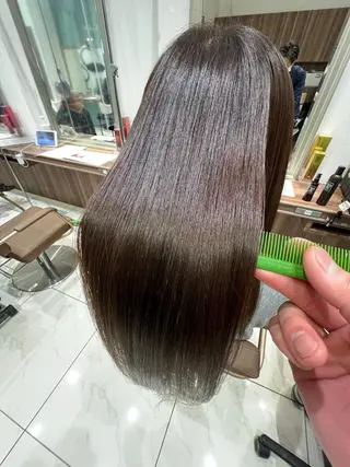 セミロング Ash宮前平店 鈴木和也のヘアスタイル