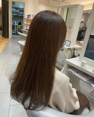 セミロング 韓国風レイヤーカット 松葉翔のヘアスタイル