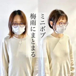 ショート カラー 当日予約🆗ショート /ハイライト/松本のヘアスタイル