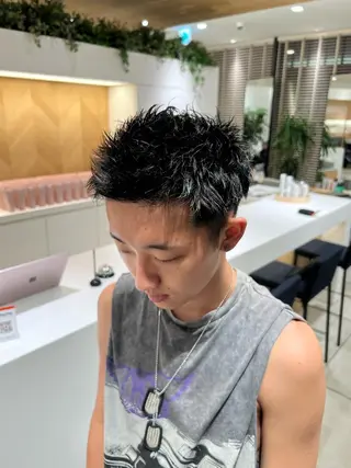 ショート メンズ 🫧韓国スタイル🫧 安生　力哉のヘアスタイル