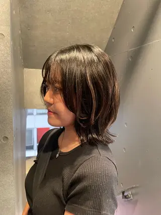 ミディアム shoko/ 海外ガール風パーマのヘアスタイル