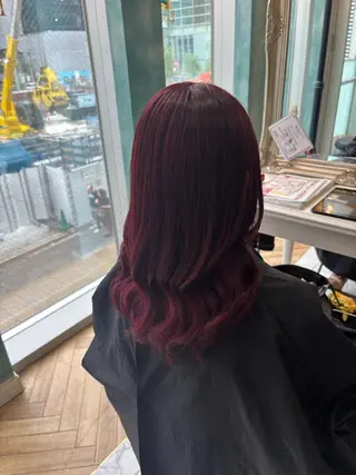 ミディアム 透明感カラー🫧 あいりのヘアスタイル