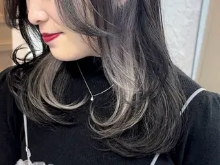 セミロング カラー インナーカラー/レイ ヤーカット♡/マキシのヘアスタイル
