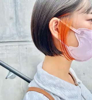 ショート カラー ショートボブ縮毛矯正 髪質改善のプロ山道潤のヘアスタイル