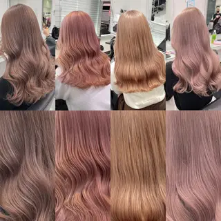 ロング カラー 🩷暖色カラー🩷 BONのヘアスタイル