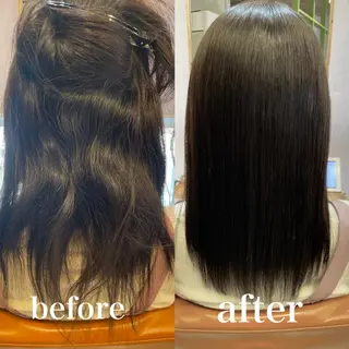 セミロング 縮毛矯正/髪質改善 主税巧一のヘアスタイル