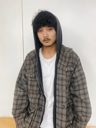 パーマ メンズ THE  AGATA TOKYO所属・外国人風パーマ/デザ インカット🦕✨アミのヘアスタイル