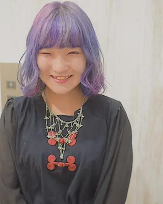 ショート カラー ハイトーンカラー RYUのヘアスタイル