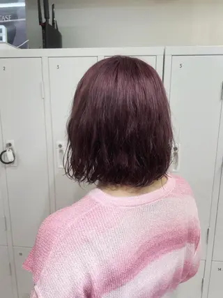 ミディアム カラー collet矢島/ ブリーチ指名No.1のヘアスタイル