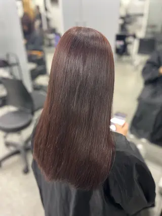 ロング カラー ヘアアレンジ 韓国メンズヘア 🏹maika🪽のヘアスタイル