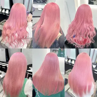 セミロング カラー Cielroシェイロ所属・ブリーチ&エクステ 🥀ケアカラー特化のヘアスタイル