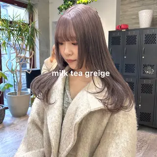 カラー 暖色カラー推し/ トヤエリコのヘアスタイル