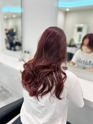 ロング カラー 韓国トレンドヘア🤍 Chima🤍のヘアスタイル