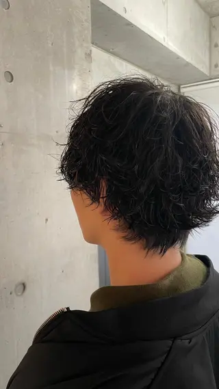 ミディアム パーマ メンズ 🔥メンズ特化パーマ 🦖増田弘明🦖のヘアスタイル