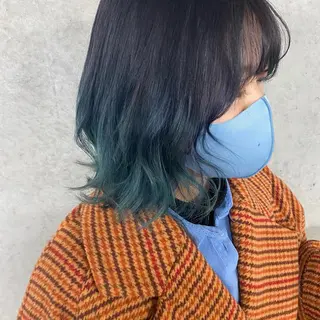 ミディアム かえ🩶韓国ボブ🎀 透明感カラー🥣のヘアスタイル