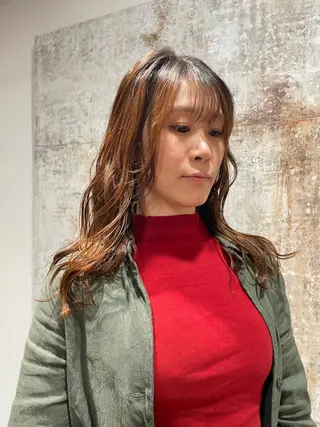 ロング パーマ 【お洒落パーマ】 Elme　肥塚康汰郎のヘアスタイル