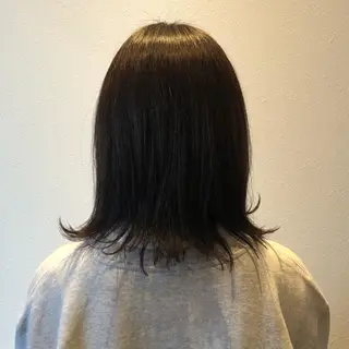 ミディアム カラー ヘアアレンジ 杉田 竜希のヘアスタイル