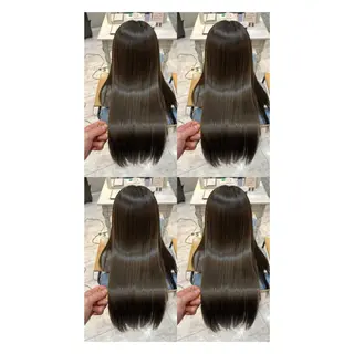 ロング カラー 髪質改善/縮毛矯正/ 韓国ヘア/店長敦士のヘアスタイル