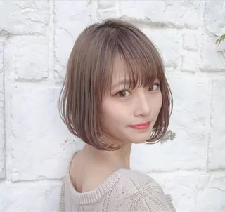 ミディアム レイヤー小顔ショート 吉田ジョウのヘアスタイル
