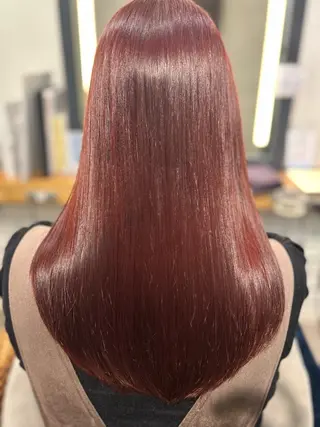 カラー ［極潤］ヒアルロン酸 🫧カラー髪質改善のヘアスタイル