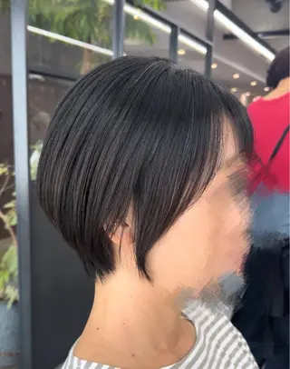 ショート カラー 日韓レイヤー🇰🇷 艶カラー/ナカネのヘアスタイル