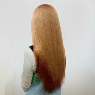 ロング カラー ヘアアレンジ キヨミ 韓国レイヤーカットのヘアスタイル