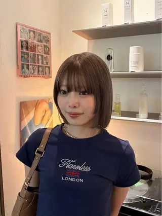 ショート Rosso Hair&SPA 大橋店所属・nanami🎀/ ふんわりカラーのヘアスタイル