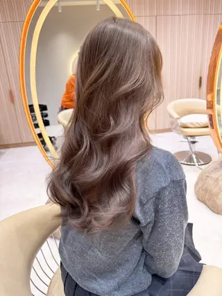 ロング カラー 竹田 真梨子のヘアスタイル