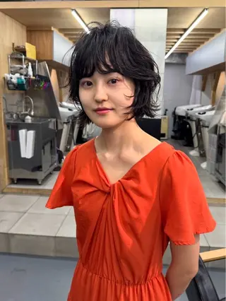 ミディアム パーマ code+lim所属・平沼 祐哉/パーマのヘアスタイル